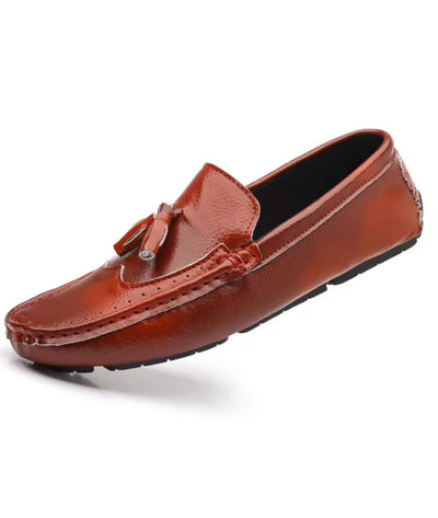 Mocassins À Gland Cuir Avec Design Élégant Hommes - Le Mocassin