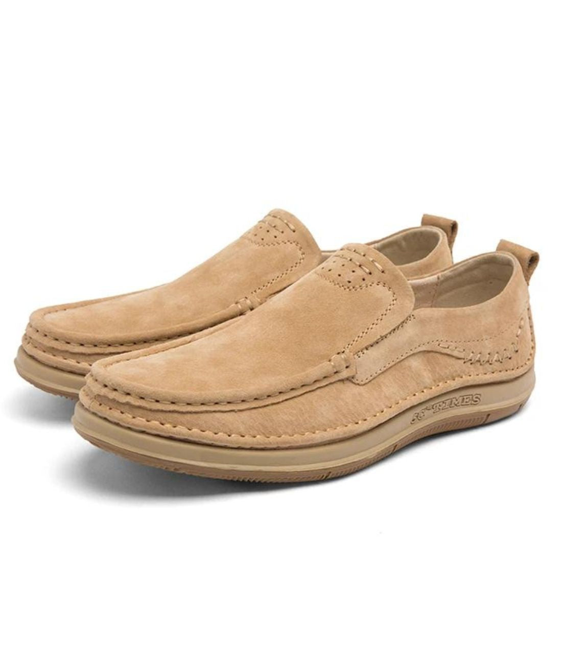 Mocassins Bateau Cuir Semelle Colorée Homme - Le Mocassin