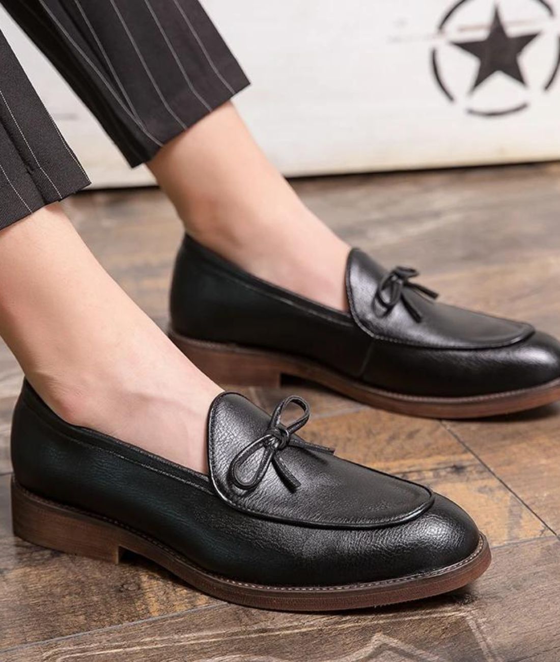 Mocassins Bateau À Lacets En Cuir Pour Homme - Le Mocassin