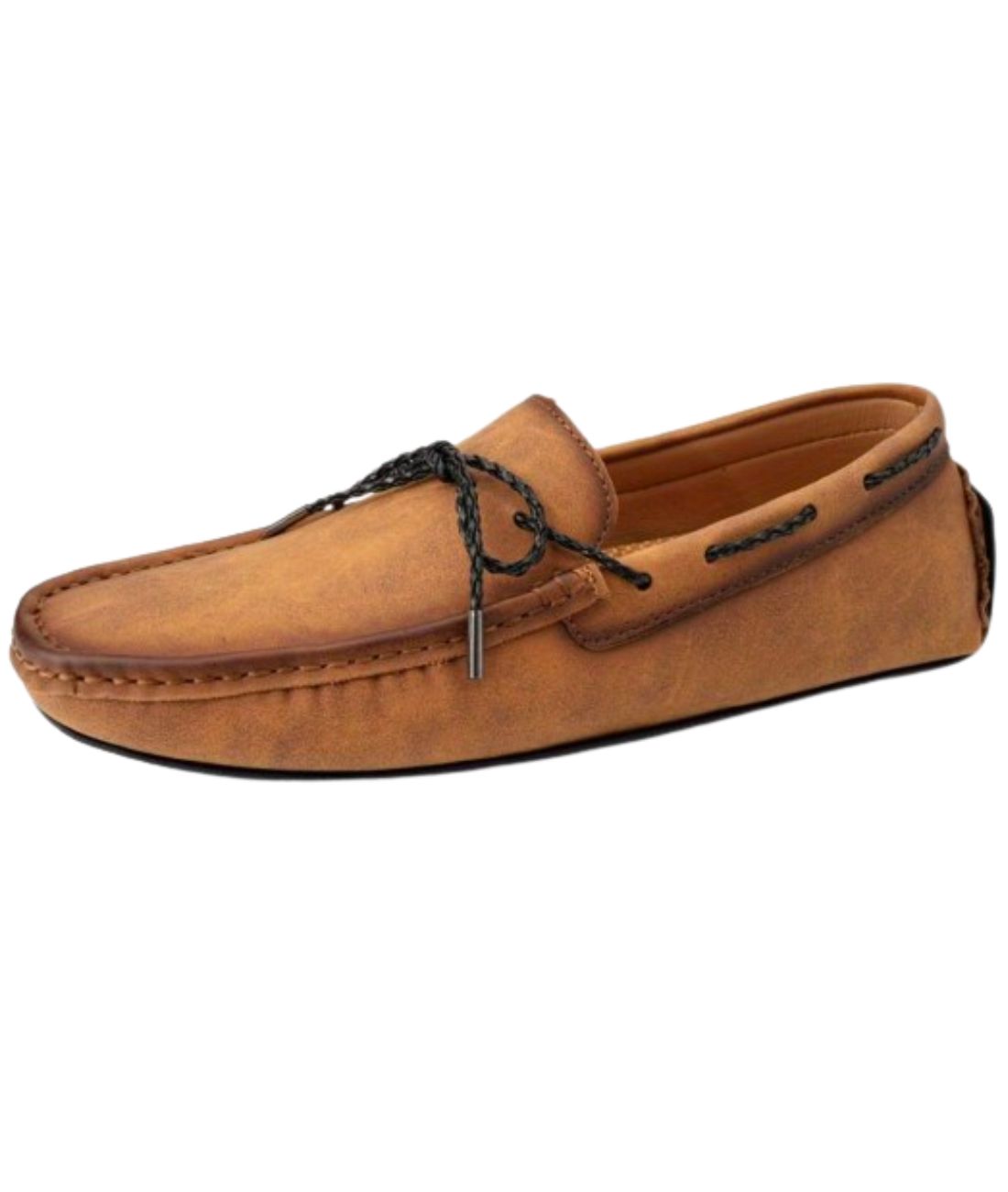 Mocassins Bateau À Lacets Cuir Véritable Homme - Le Mocassin