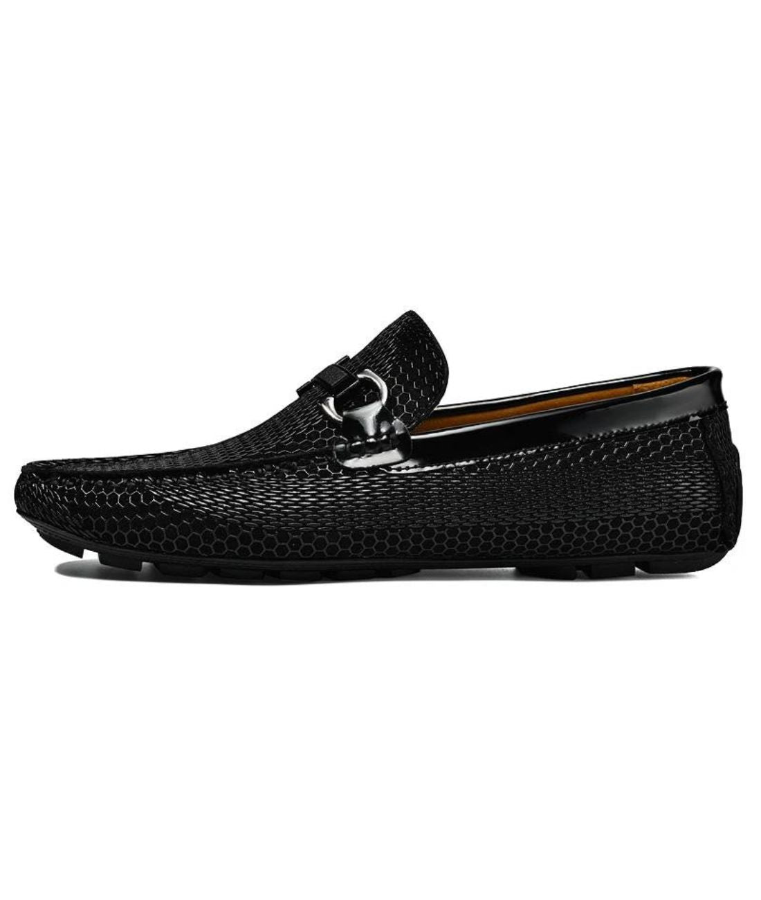 Mocassins Brillants En Cuir Véritable Pour Homme - Le Mocassin