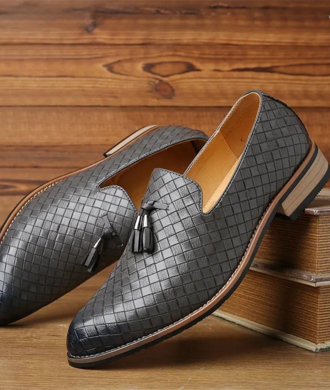 Mocassins Chics En Cuir À Gland Pour Hommes - Le Mocassin