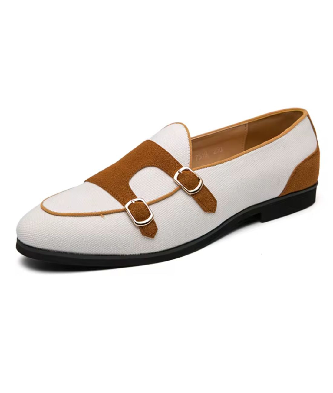 Mocassins Classiques Cuir Synthétique Blanc Hommes - Le Mocassin