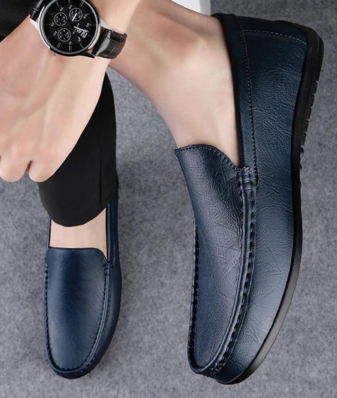 Mocassins Confortables Et Respirants En Cuir Pour Homme - Le Mocassin