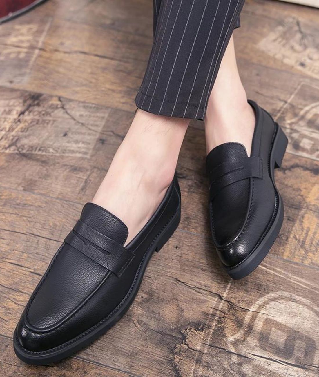 Mocassins En Cuir Formels Pour Hommes - Le Mocassin