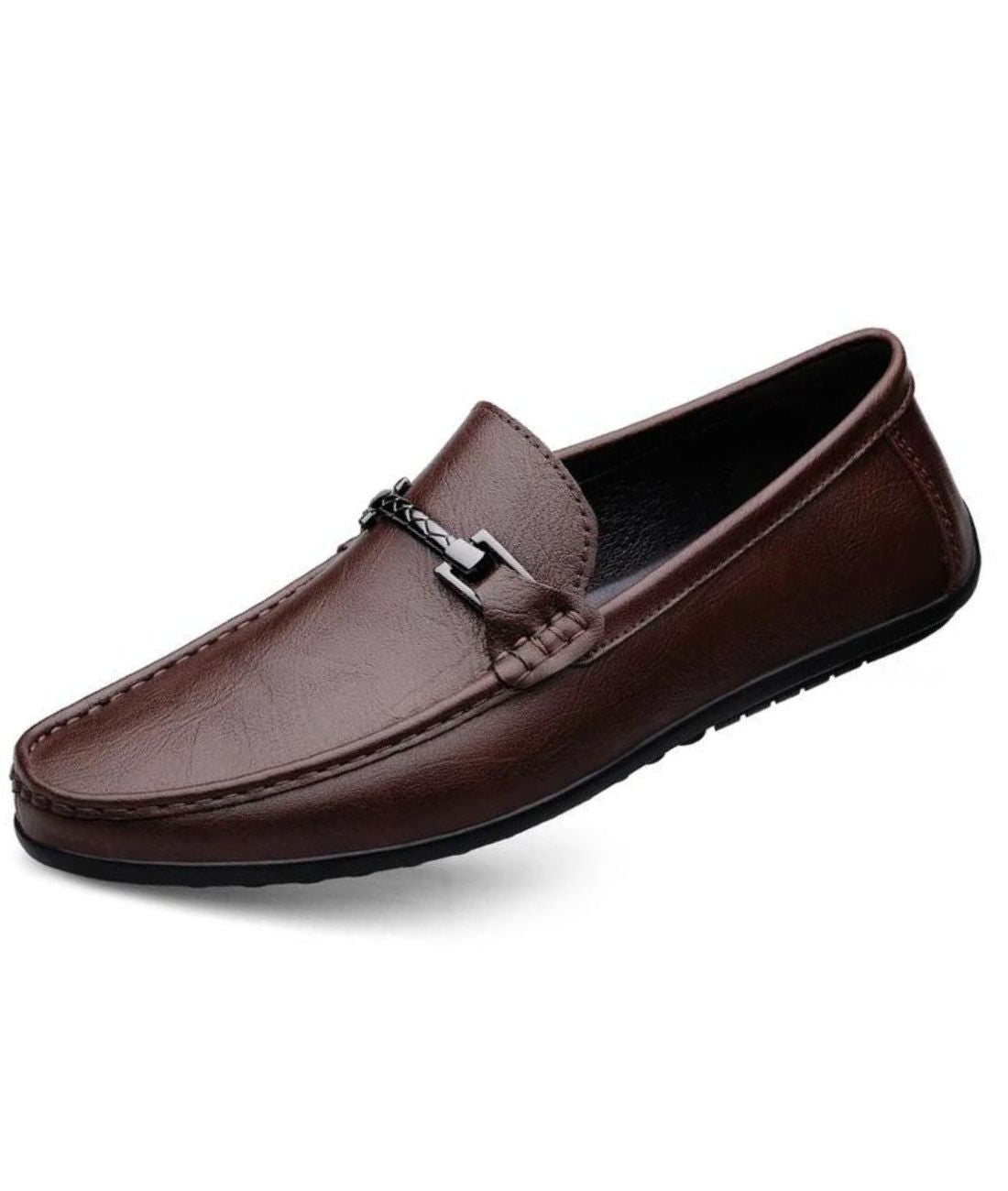 Mocassins En Cuir Véritable Avec Mors Pour Homme - Le Mocassin