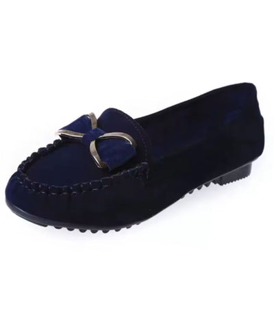 Mocassins en daim doux pour femme - Le Mocassin