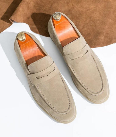 Mocassins En Daim Synthétique Légers Pour Hommes - Le Mocassin