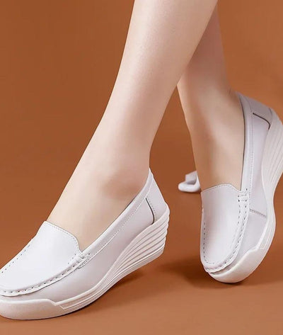 Mocassins De Printemps Compensés Pour Femme - Le Mocassin