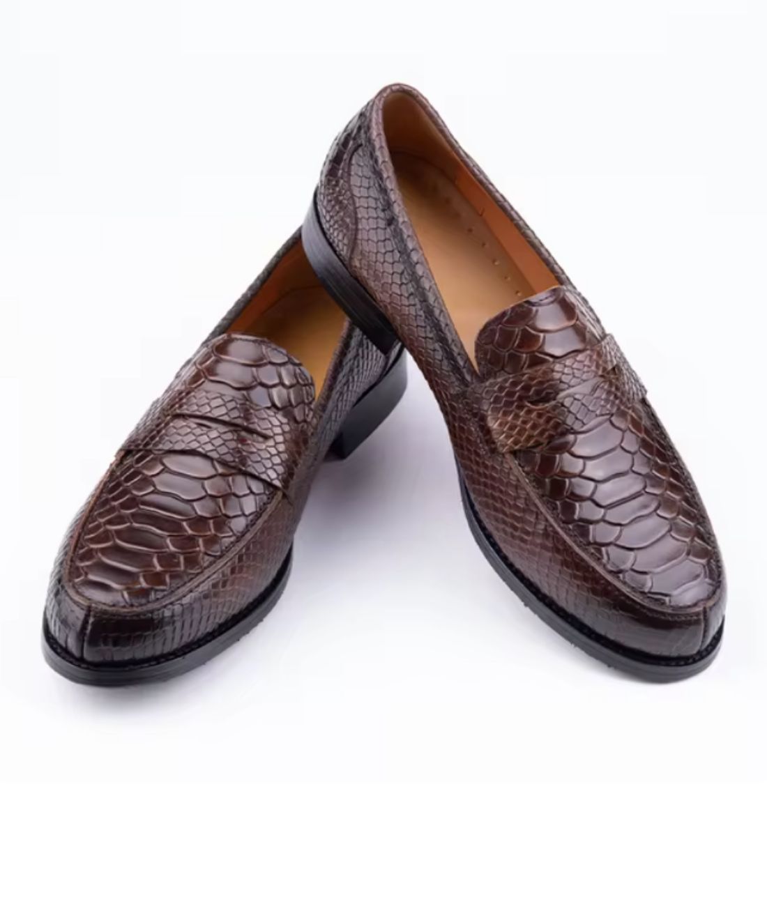 Mocassins Décontractés Marron Cuir Véritable Homme - Le Mocassin