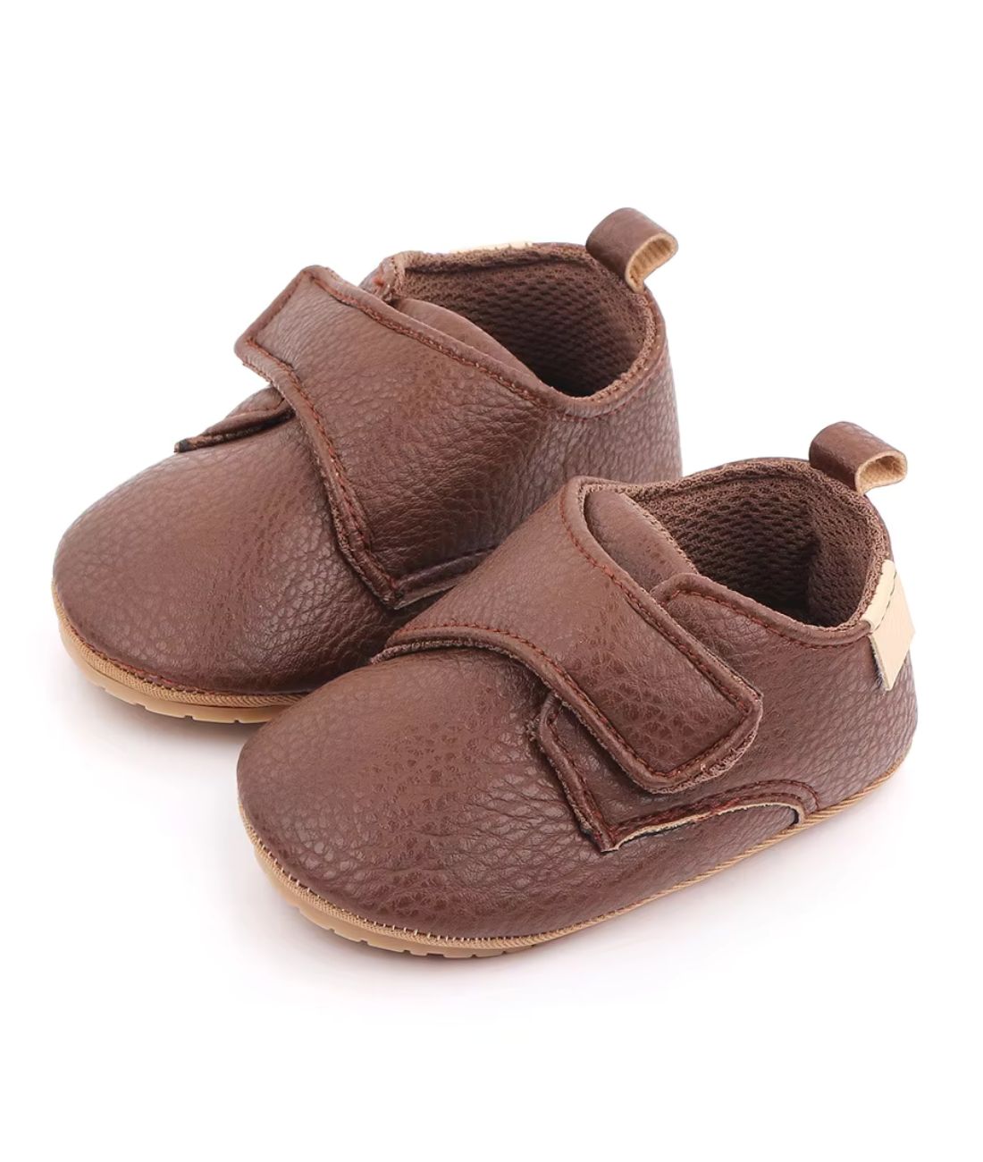 Mocassins Effet Cuir Semelle Antidérapante Bébé Garçon - Le Mocassin