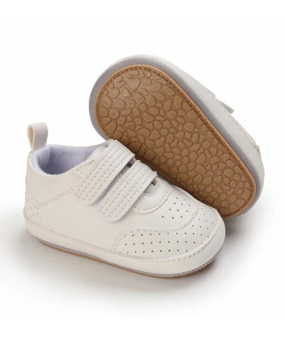 Mocassins À Fermeture Velcro Style Bateau Pour Bébé - Le Mocassin