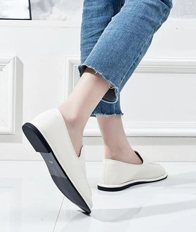 Mocassins Fins Et Légers En Cuir Véritable - Le Mocassin