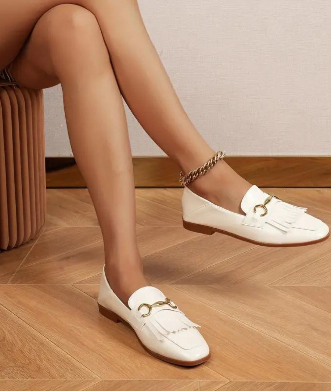 Mocassins À Frange Style Rétro Pour Femmes - Le Mocassin