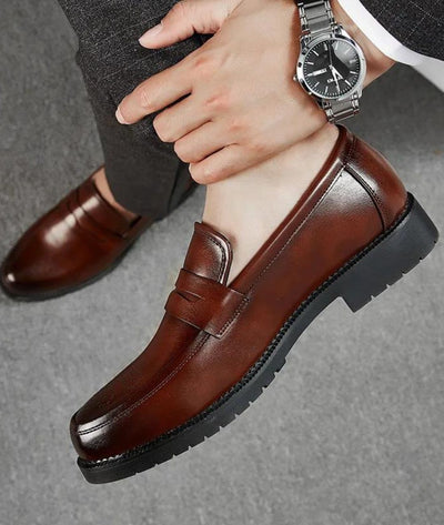 Mocassins Habillés En Cuir Véritable Pour Homme - Le Mocassin