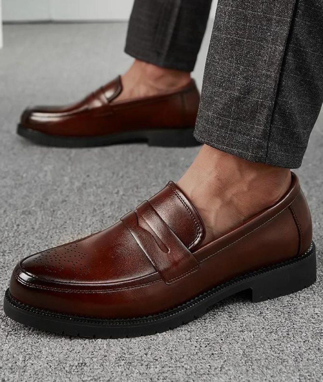 Mocassins Habillés En Cuir Véritable Pour Homme - Le Mocassin