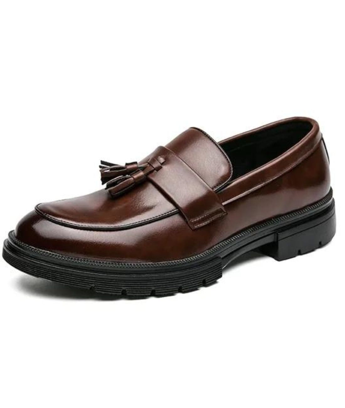 Mocassins Habillés À Glands Cuir Véritable Homme - Le Mocassin