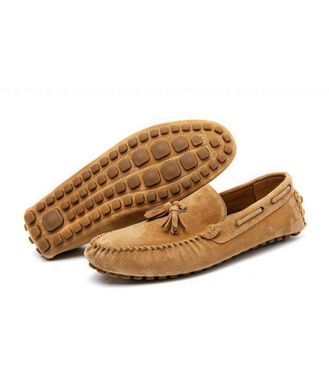 Mocassins pour Homme En Daim Marron - Le Mocassin