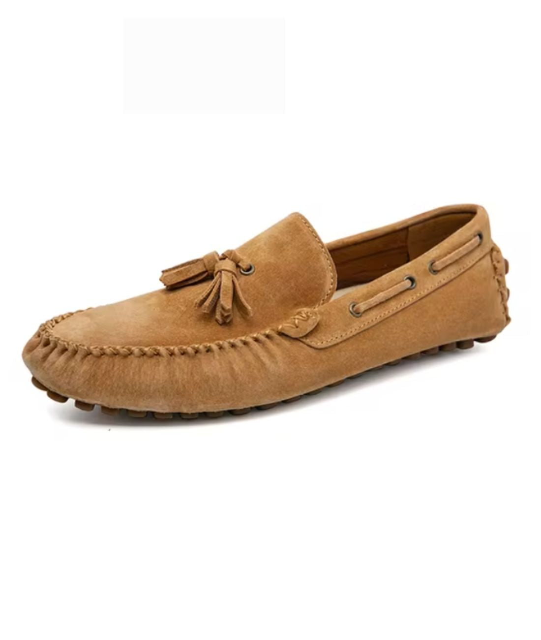 Mocassins pour Homme En Daim Marron - Le Mocassin