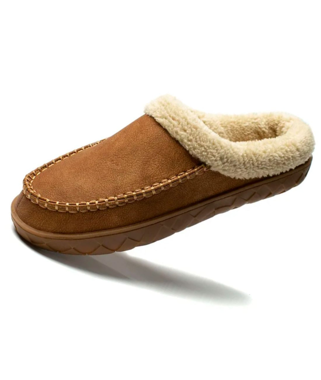 Mocassins Indiens D hiver En Daim Fourres