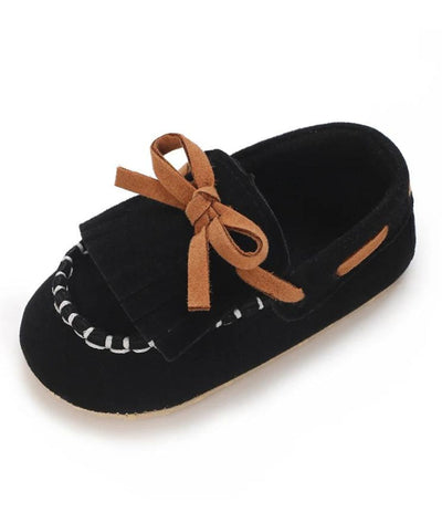 Mocassins À Lacets Avec Des Franges Pour Bébé - Le Mocassin