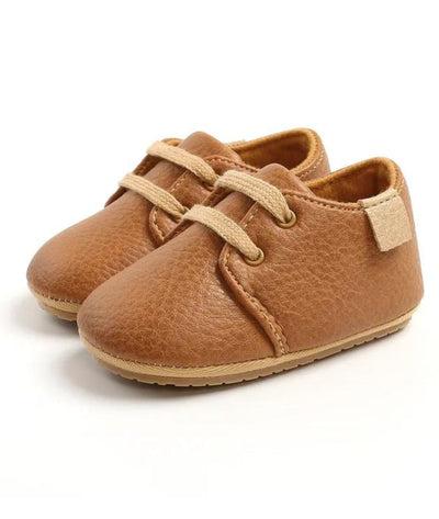 Mocassins À Lacets Et Semelle Souple Pour Bébé Garçon - Le Mocassin