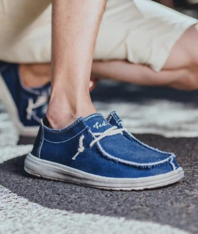 Mocassins Légers Et Décontractés Pour Homme En Tissu - Le Mocassin