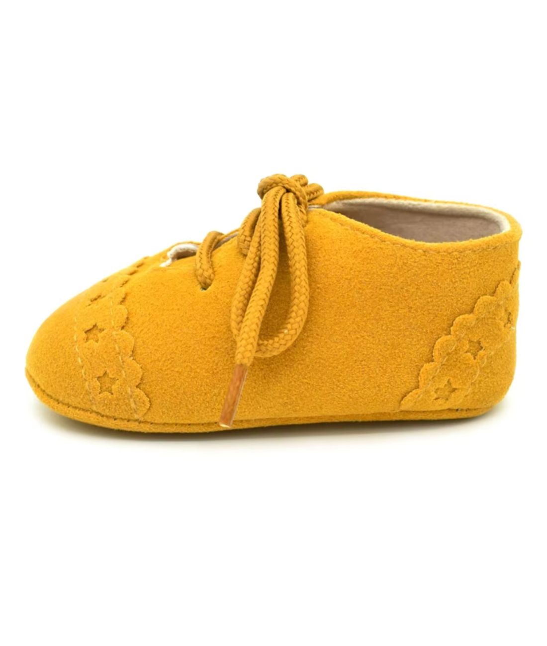 Mocassins Montants À Lacets Effet Craquelé Bébé Garçon - Le Mocassin