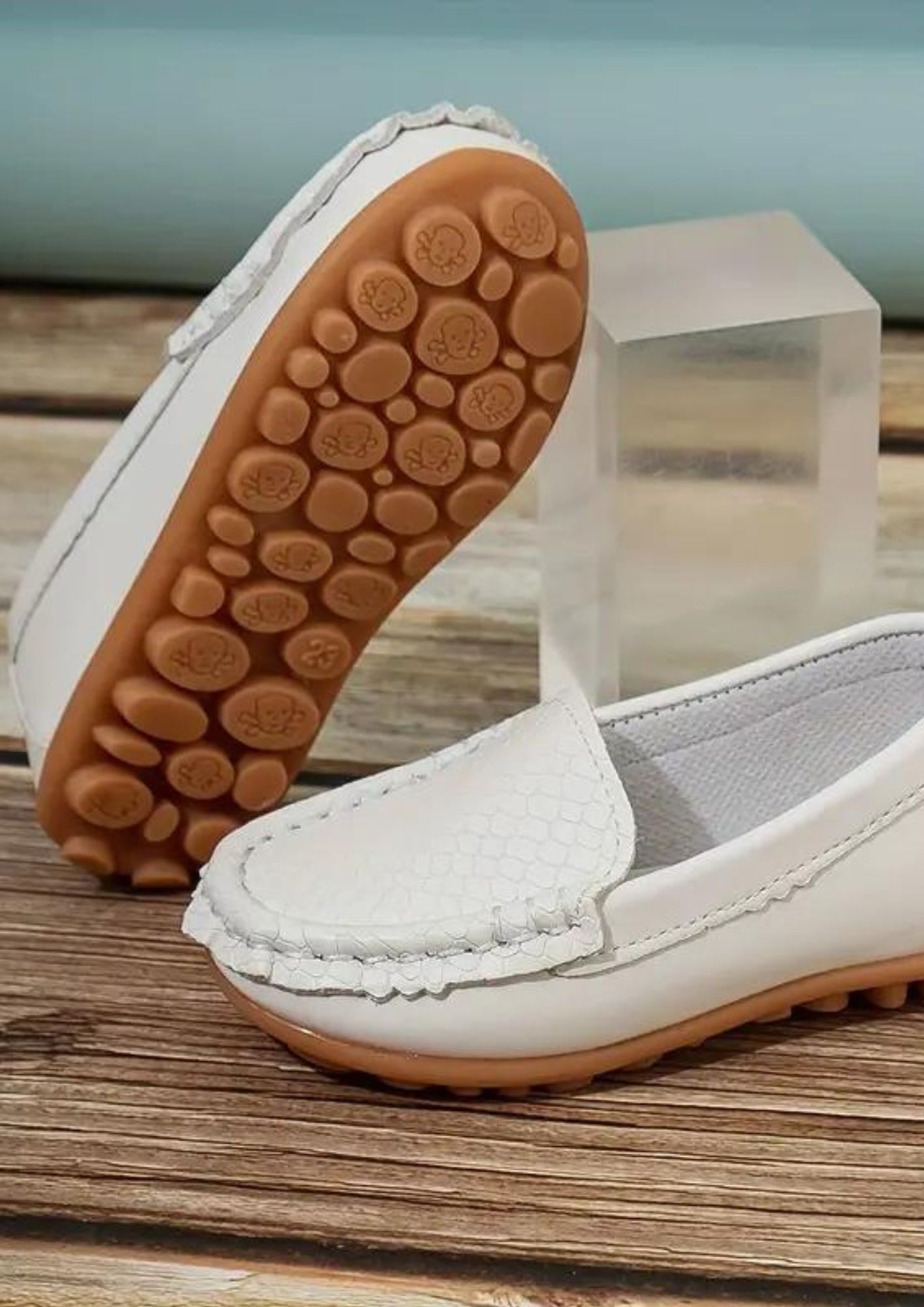 Mocassins À Motif Crocodile Pour Bébé Fille - Le Mocassin