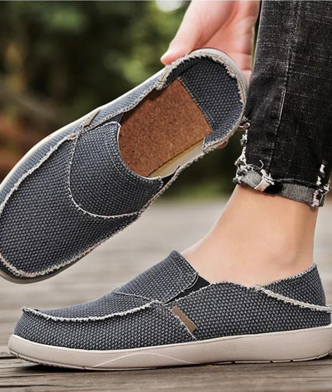 Mocassins Orthopédiques Coutures Apparentes Homme - Le Mocassin