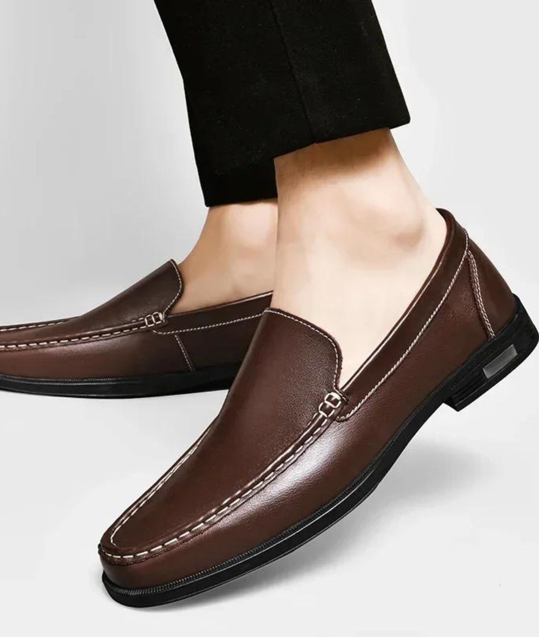 Mocassins Orthopédiques En Cuir Véritable Pour Homme - Le Mocassin