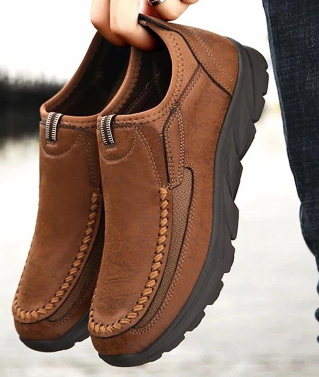 Mocassins Orthopédiques de Marche Pour Homme - Le Mocassin