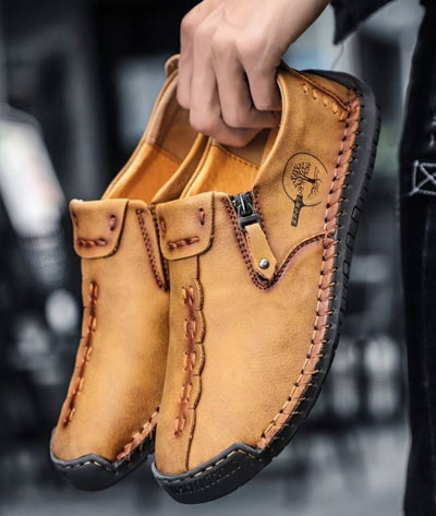 Mocassins Plats En Cuir Synthétique Pour Hommes - Le Mocassin