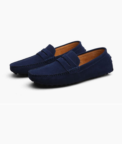 Mocassins Souples En Daim Pour Hommes - Le Mocassin