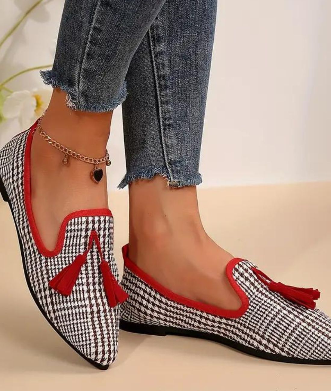 Mocassins Souples À Glands Détails Tendances Femme - Le Mocassin