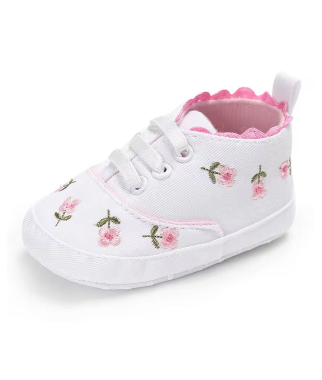 Mocassins Souples Avec Motif Fleur Pour Bébé Fille - Le Mocassin