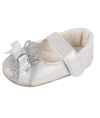 Mocassins Souples À Paillettes À Enfiler Pour Bébé Fille - Le Mocassin