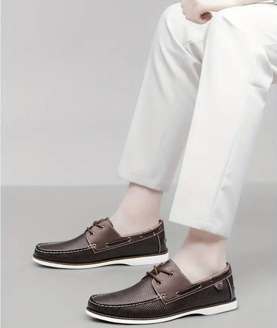 Mocassins Style Bateau En Daim Pour Homme - Le Mocassin