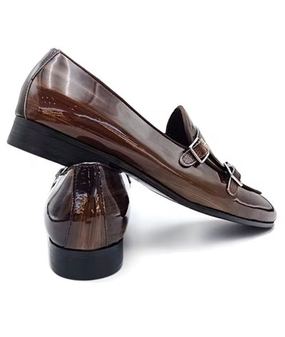 Mocassins Vernis Marrons De Luxe - Le Mocassin